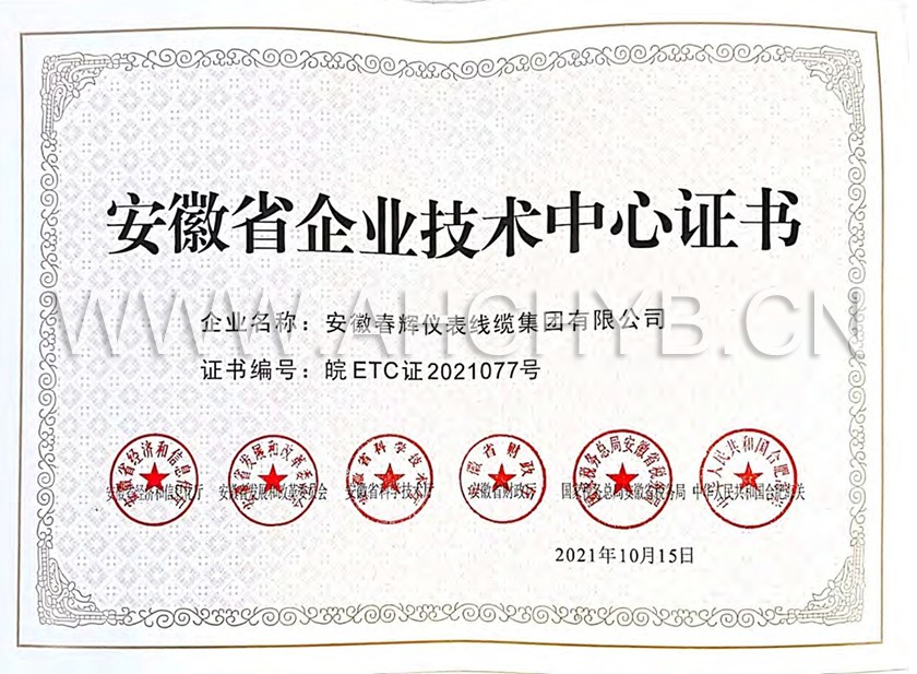 2、安徽省企业技术中心证书.jpg